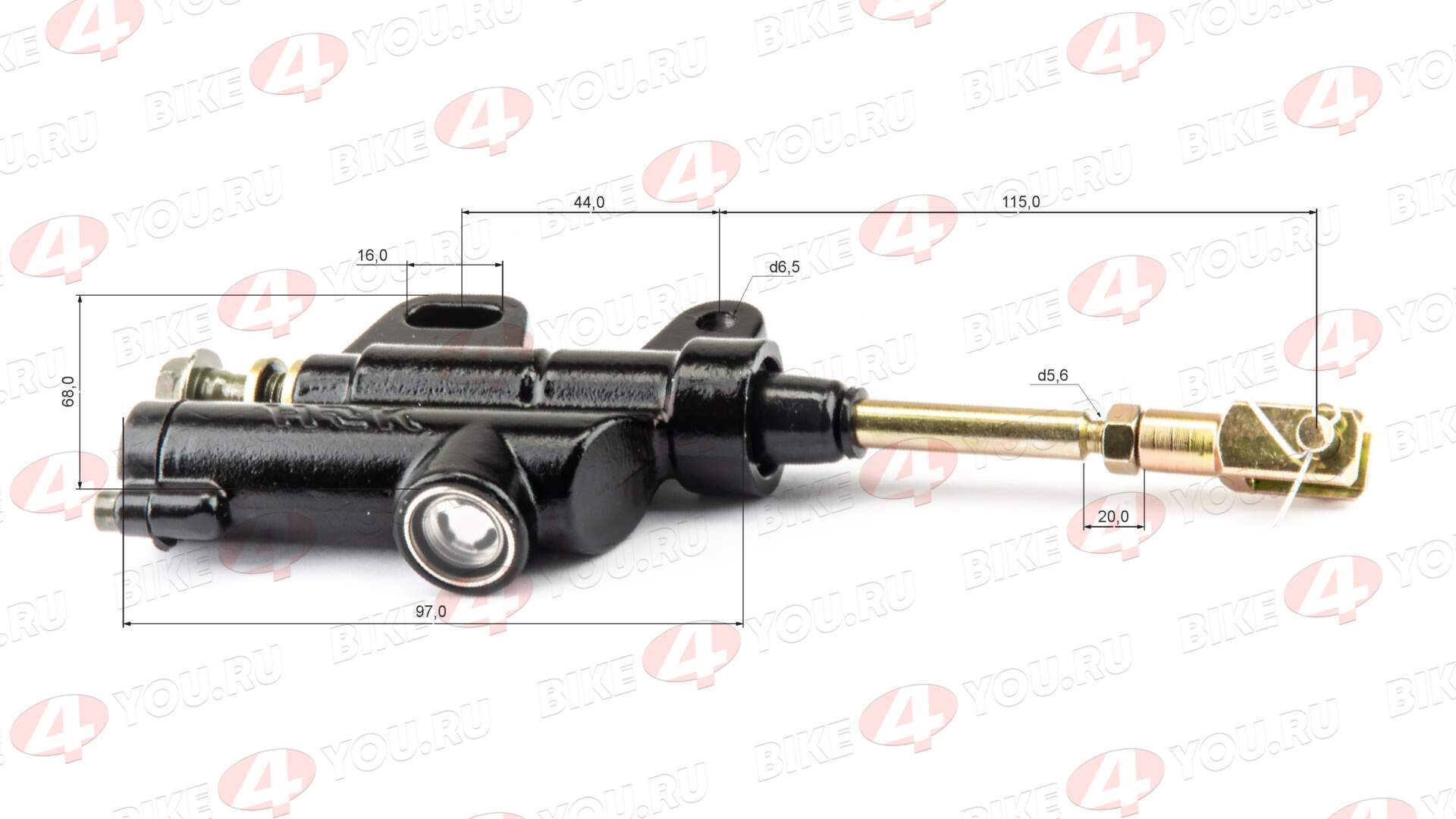 Главный тормозной цилиндр заднего тормоза ATV FOX